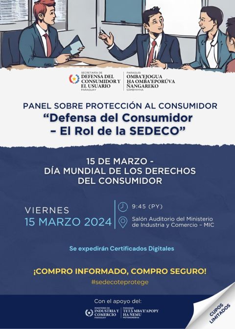 SEDECO invita al Panel sobre Defensa del Consumidor